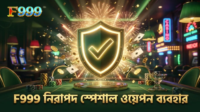 F999 এর নিরাপদ গেমিং পরিবেশে স্পেশাল ওয়েপনের ব্যবহার
