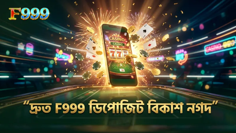 বিকাশ এবং নগদ মাধ্যমে দ্রুত F999 ডিপোজিট প্রক্রিয়া।