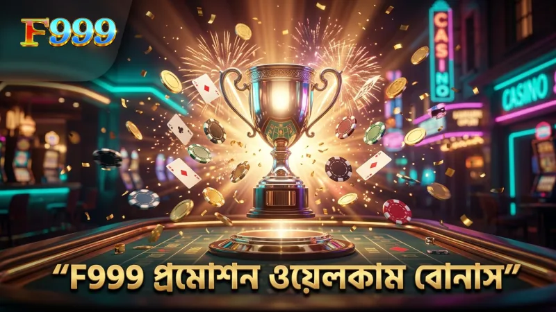 F999 প্রমোশনগুলোতে ওয়েলকাম বোনাস অ্যাক্টিভেশন গুরুত্বপূর্ণ।