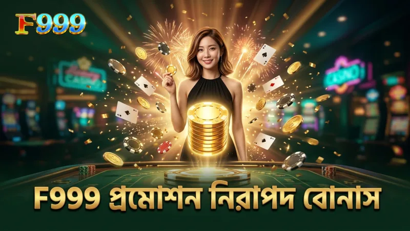F999 প্রমোশন থেকে নিরাপদ ও স্বচ্ছ বোনাস পাওয়ার নিয়মাবলী।