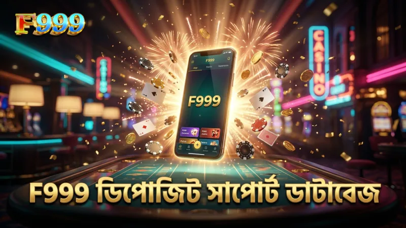 ডিপোজিট ও উইথড্রয়ালের প্রশ্নে F999-এর নির্ভরযোগ্য সাপোর্ট ডাটাবেজ।