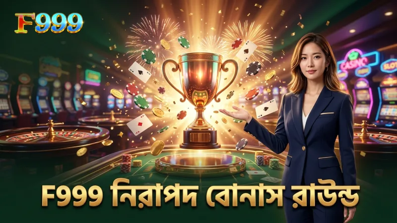F999 খেলোয়াড়দের জন্য বোনাস রাউন্ডে নিরাপত্তা নিশ্চিত করে।