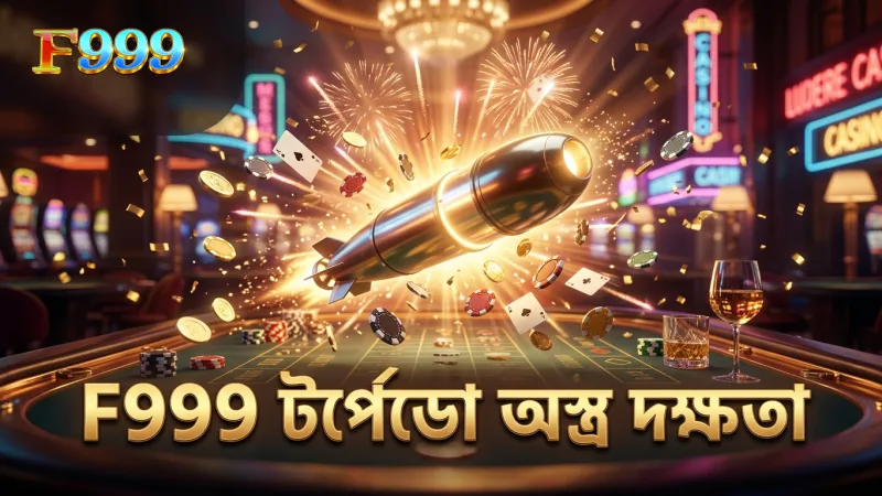 F999-র টর্পেডো অস্ত্র দিয়ে বড় মাছ শিকারের কার্যকারিতা যাচাই।