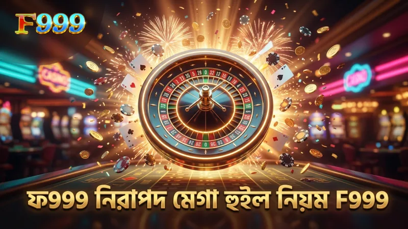 ফ999 এর নিরাপদ পরিবেশে মেগা হুইল লাইভ খেলার নিয়মাবলী