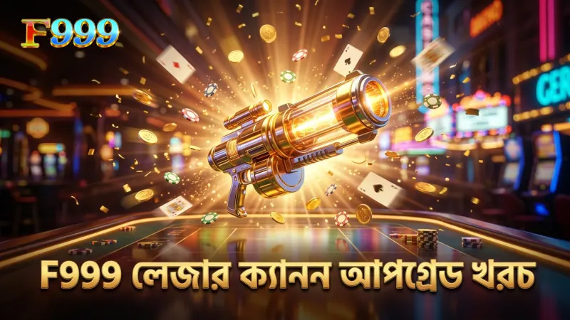 F999-এর লেজার ক্যানন আপগ্রেডের মাধ্যমে বস ধ্বংসের খরচ ও লাভের তুলনা।